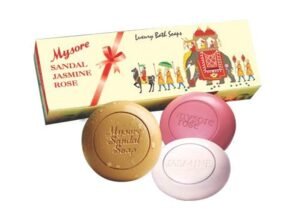 Read more about the article Mysore Sandal Jasmine and Rose Soap: A Fragrant Journey to Skin Bliss